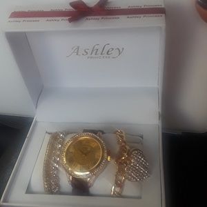 Ashley Princess watch and bracelets set